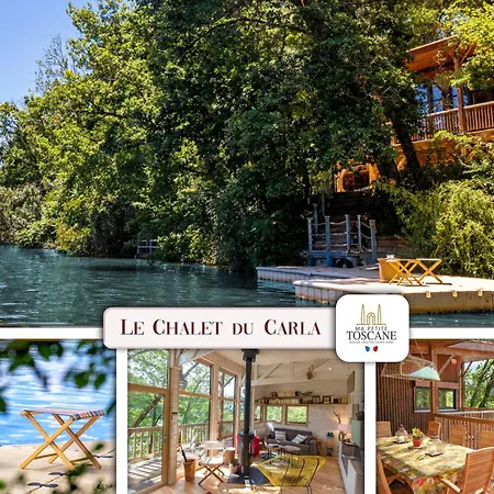 شاليه Detente Au Bord De L'eau - Le Du Carla Avec Et Ponton Prive *