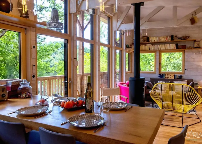 Detente Au Bord De L'eau - Le Du Carla Avec Et Ponton Prive בקתה